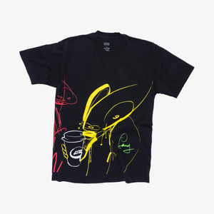 FL Alchemist Art Café Tee Shirt - Black Multi